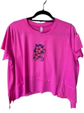 🆕 Zenana SHARK BITE SIDE SLIT SHORT SLEEVE TOP